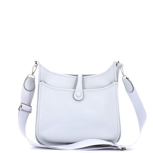 Pre-owned Hermes  Hermes Evelyne Bag Gen Iii Clemence Pm In Blue