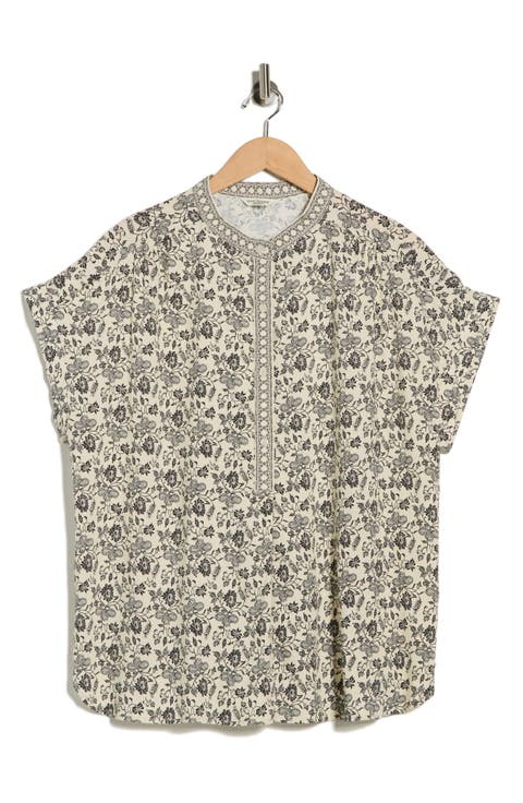 Dolman Short Sleeve Top (Plus)