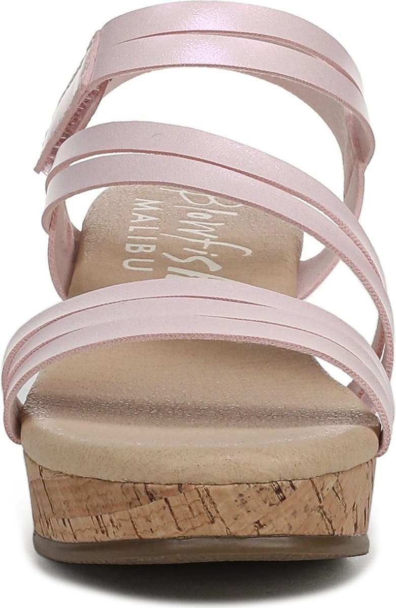 Blowfish Malibu Kids' Lemonade-K Wedge Sandal, Alternate, color, Pink Dragon