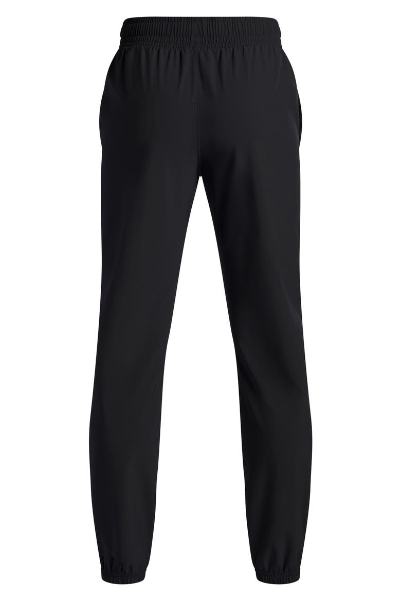 Kids' Unstoppable Woven Joggers, Alternate, color, BLACK