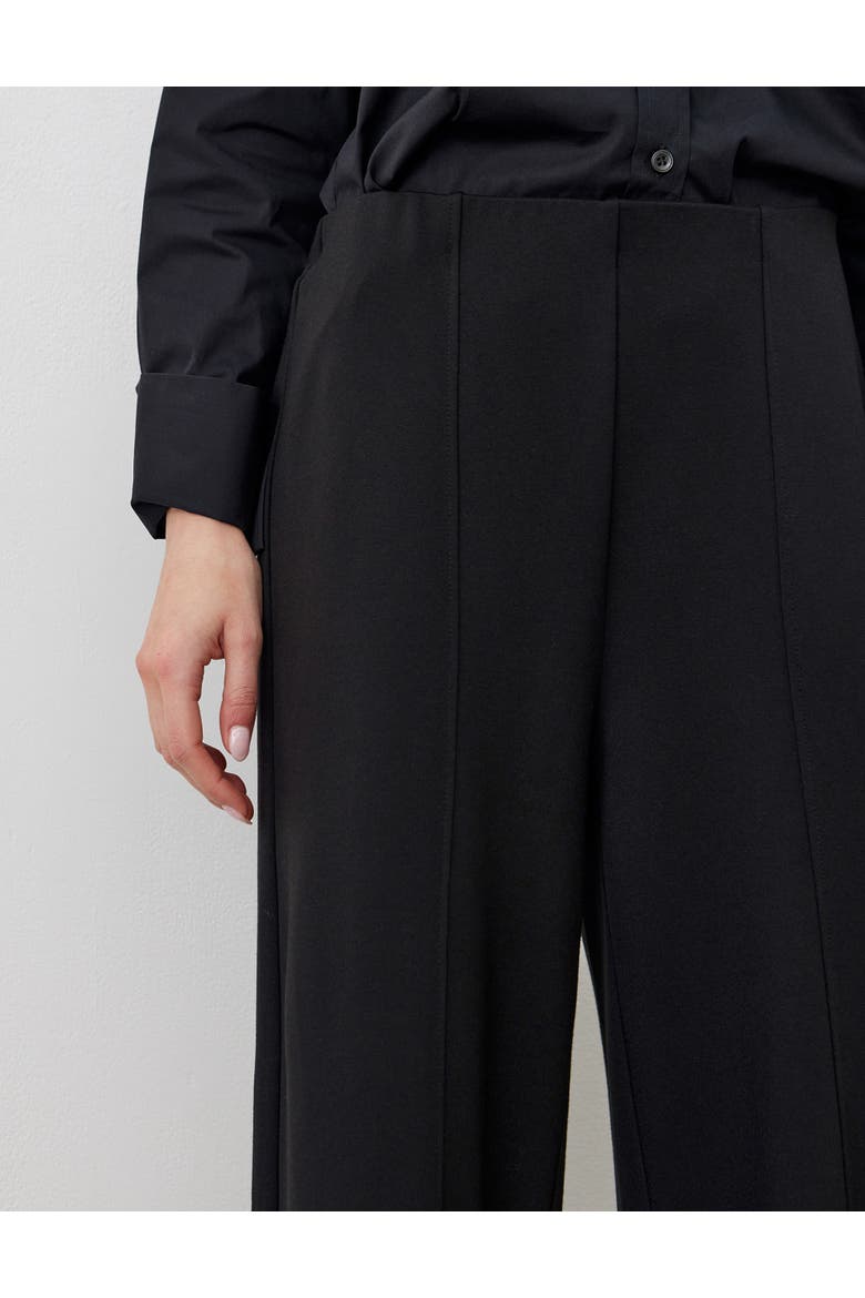 Matilda Ponte Jersey Trouser, Alternate, color, Black