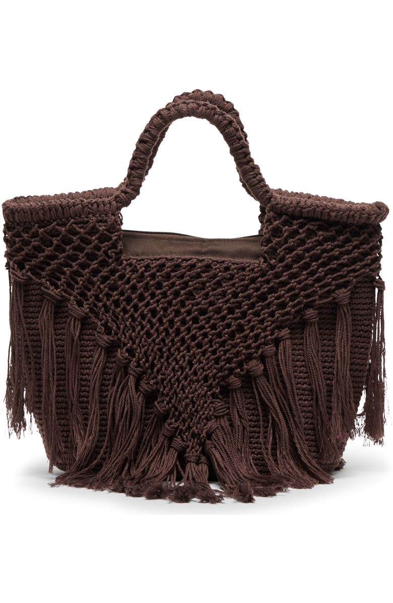 Dolce Vita Birch Crochet Handbag, Main, color, Chocolate