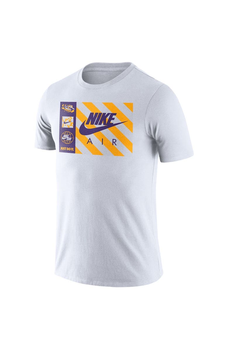 Nike Men's Nike White LSU Tigers Air Box T-Shirt, Alternate, color, 