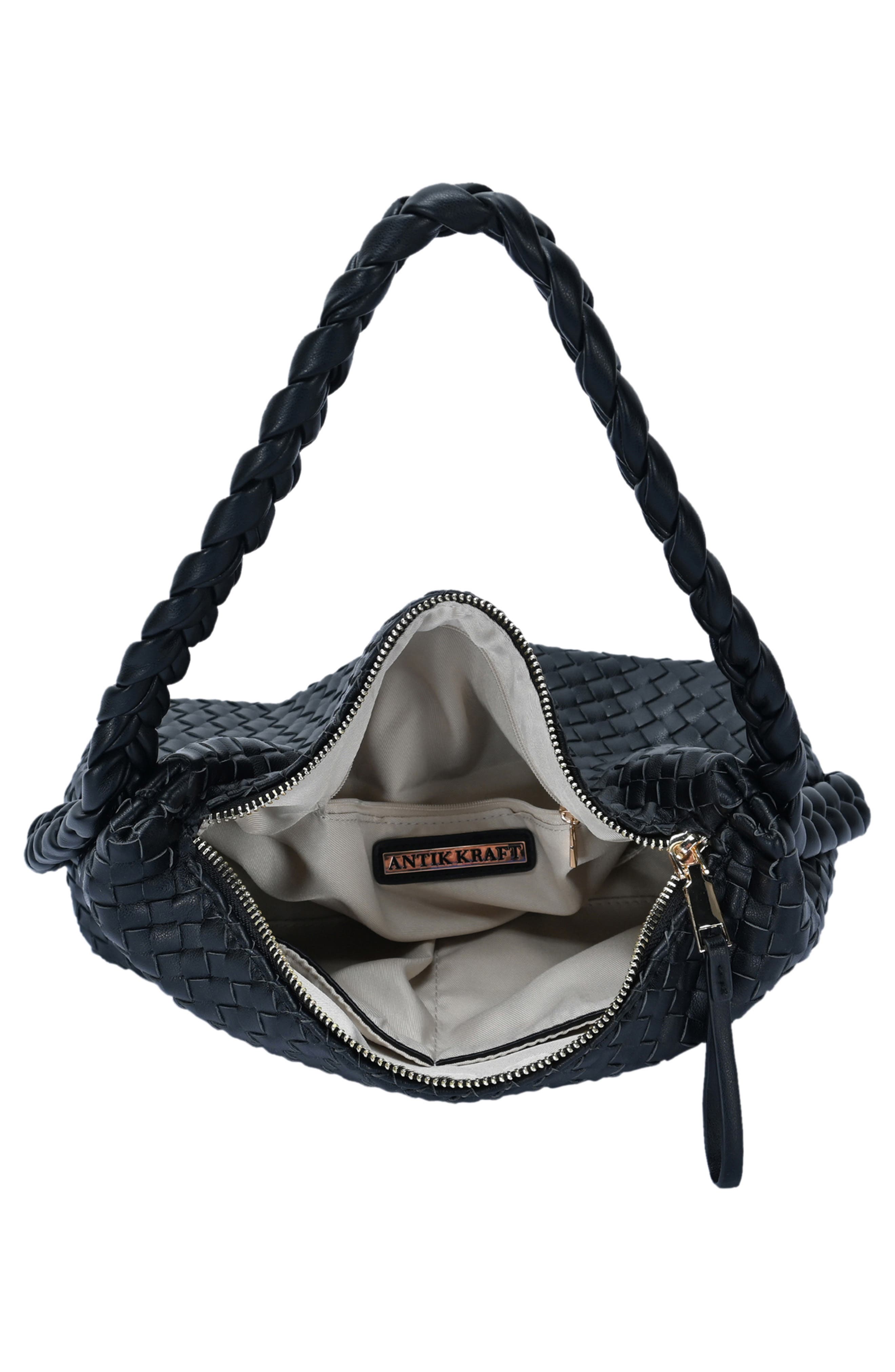 Antik Kraft Woven Hobo Bag, Alternate, color, 