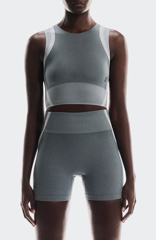 On Studio Crop Tank In Gray