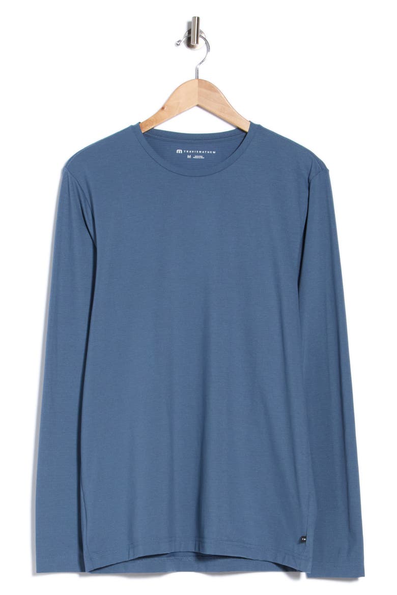 Performance Jersey Long Sleeve T-Shirt, Alternate, color, BERING SEA