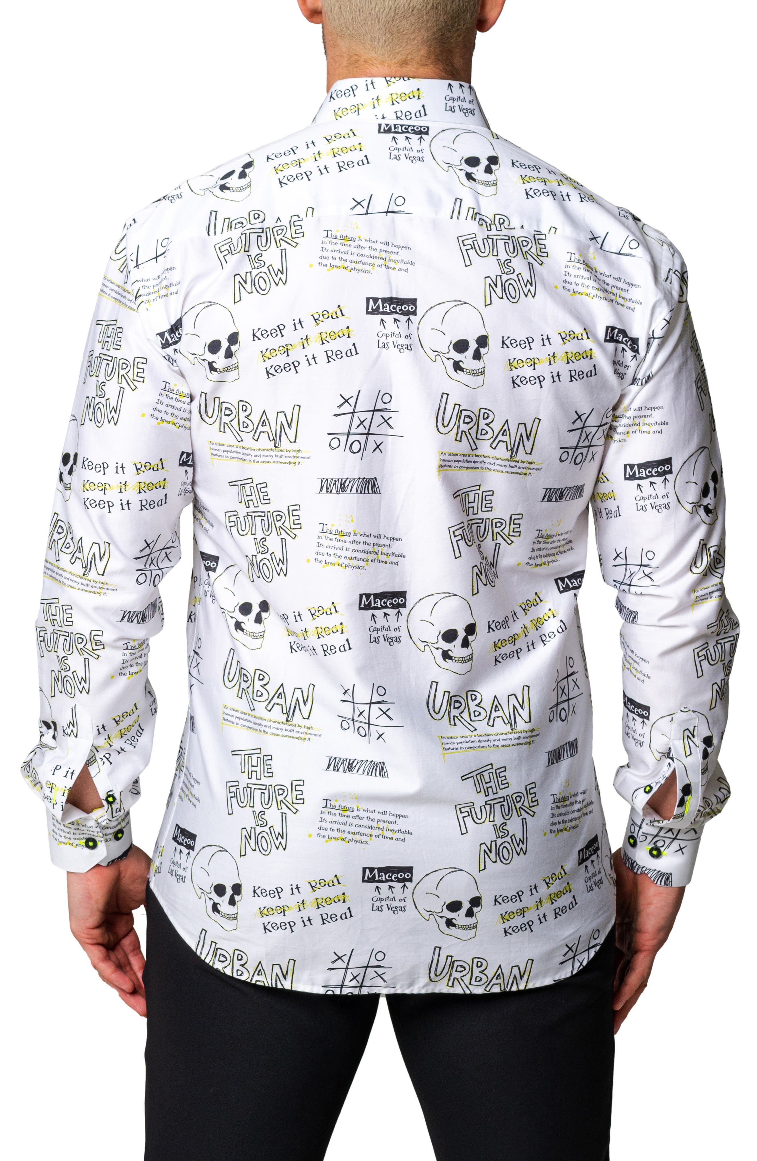 Maceoo Fibonacci Urban Contemporary Fit Button-Up Shirt (Men ...
