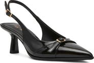 Anne Klein Cobbler Faux Leather Slingback Pump