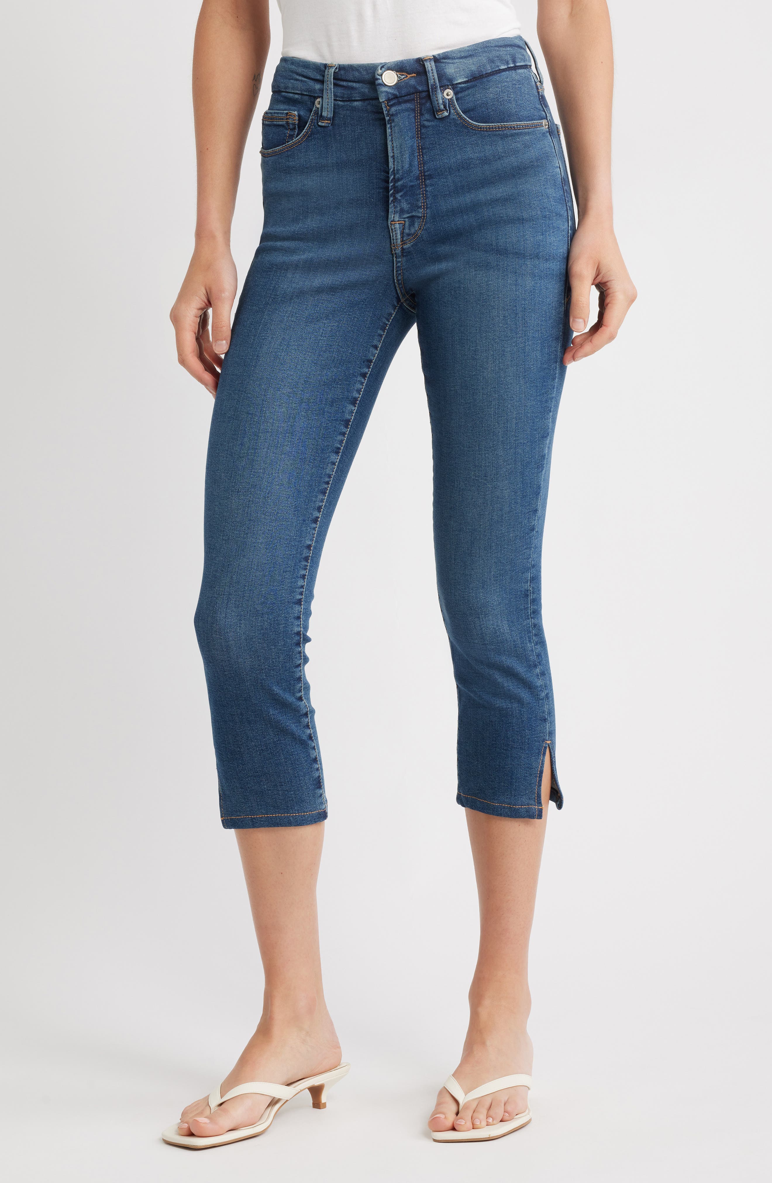 Good American Good Capri Jeans