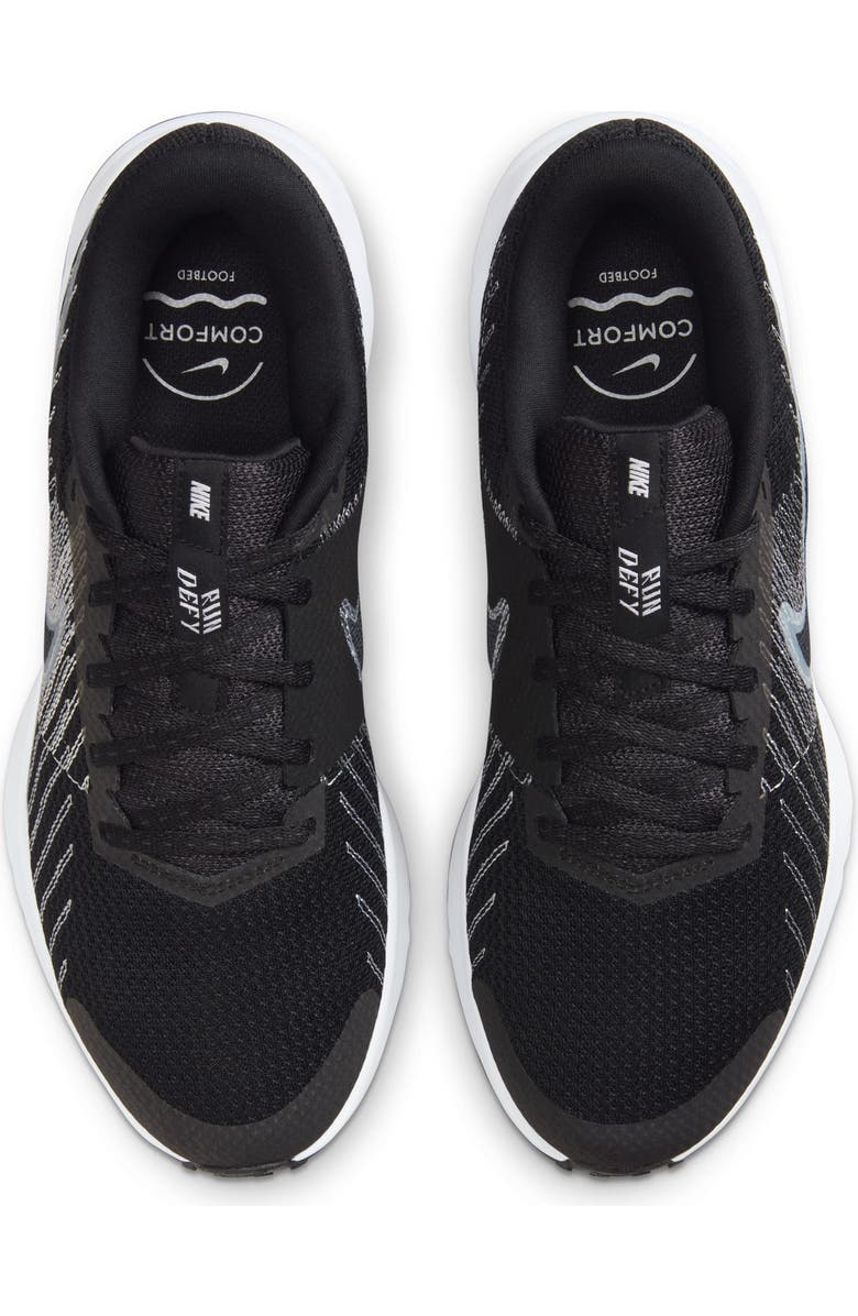 Nike Run Defy Running Shoe, Alternate, color, Black/ White/ Grey