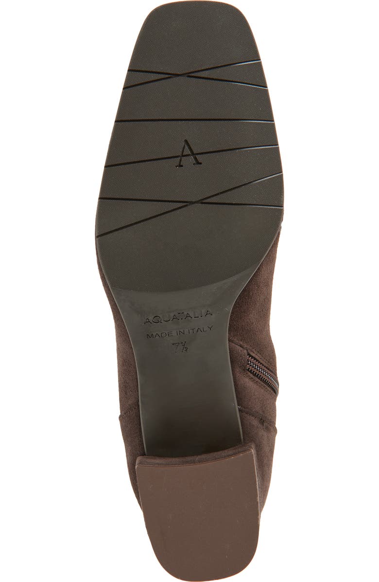 Aquatalia Loretta Weatherproof Suede Bootie, Alternate, color, Espresso Suede