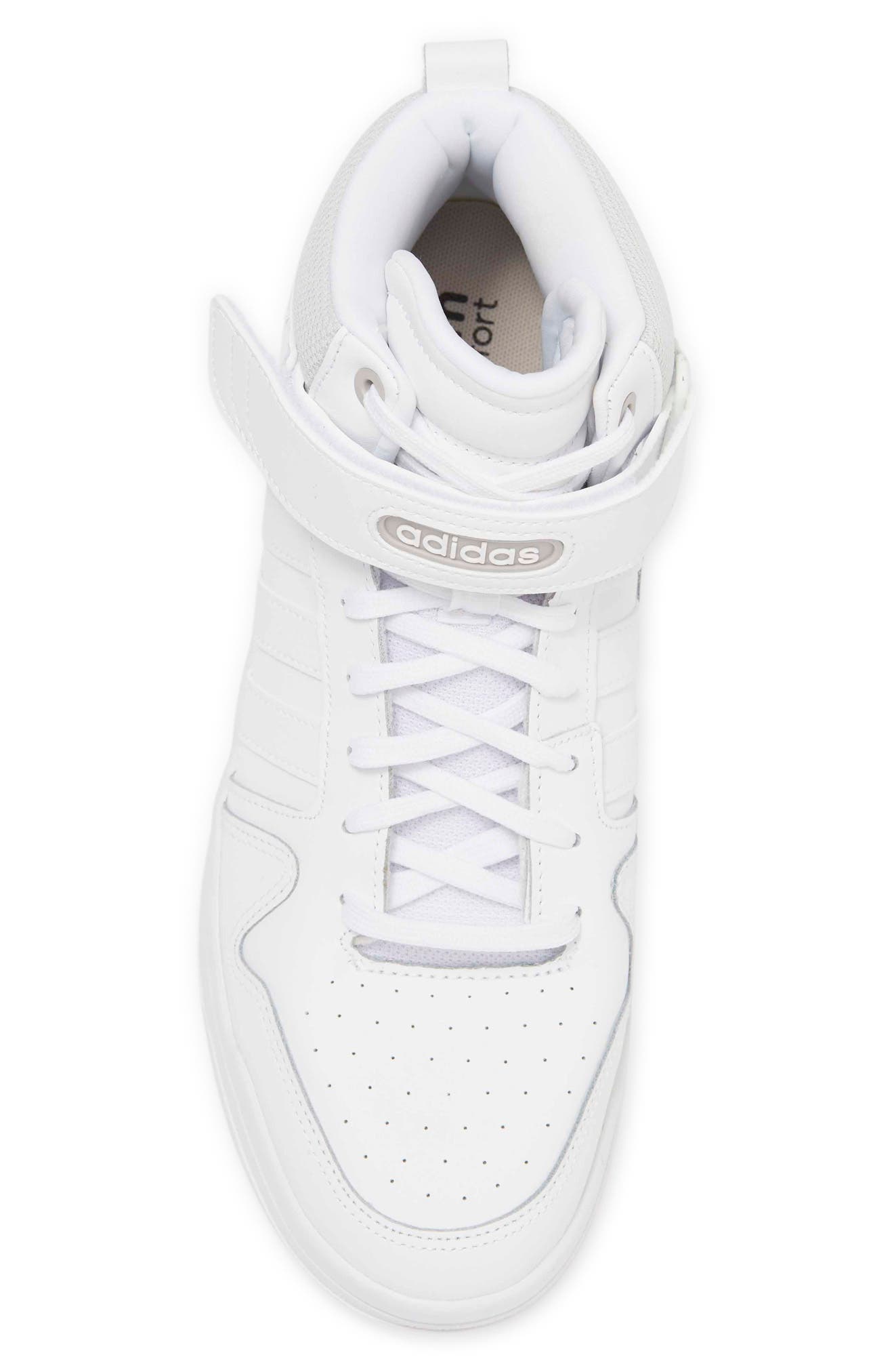 Postmove Mid Sneaker, Alternate, color, FTWR WHITE/FTWR WHITE/GREY TWO