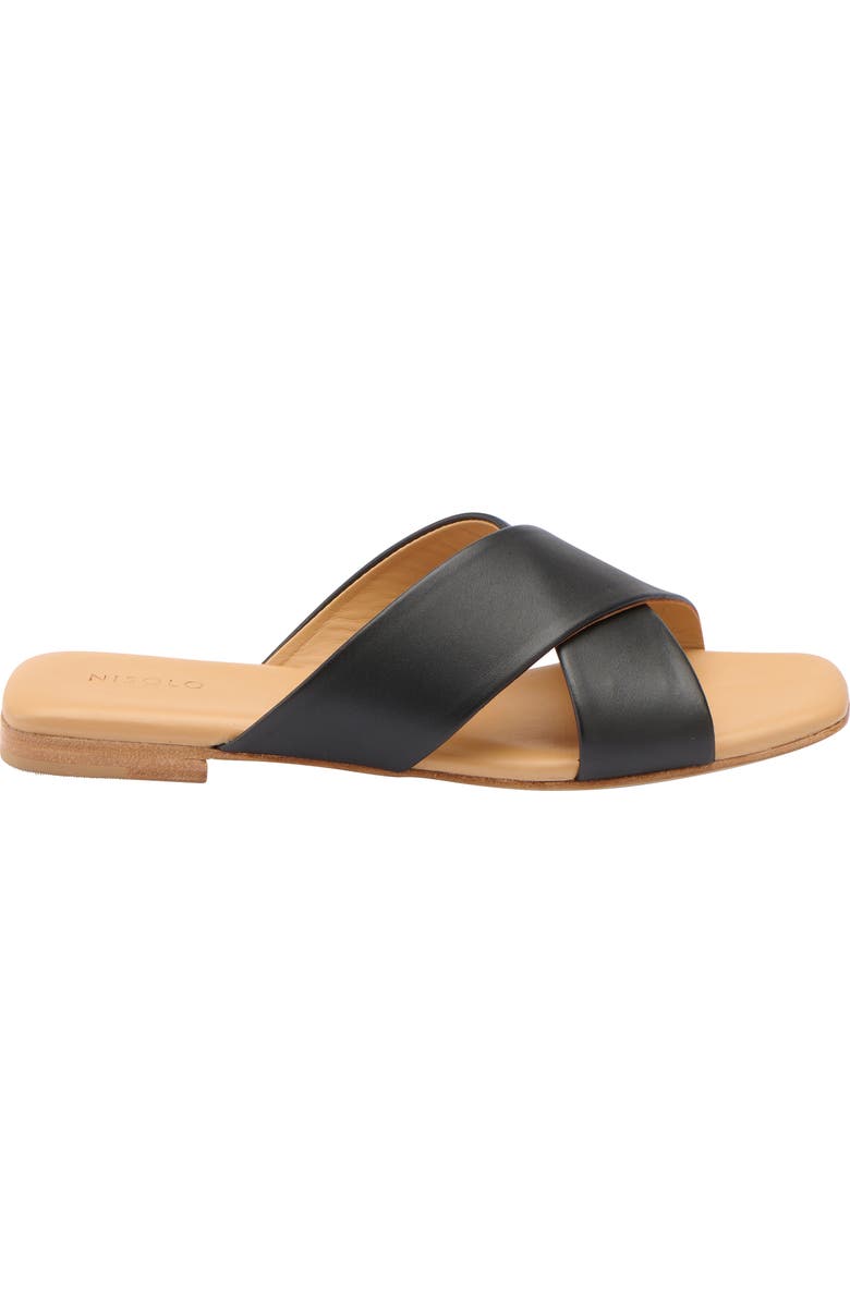 Nisolo Cross Strap Slide Sandal, Alternate, color,