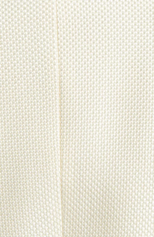 Balmain One Button Fitted Natte Jacket Clothing In White