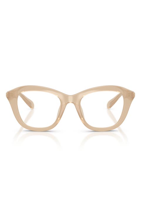 50mm Small Cat Eye Optical Glasses