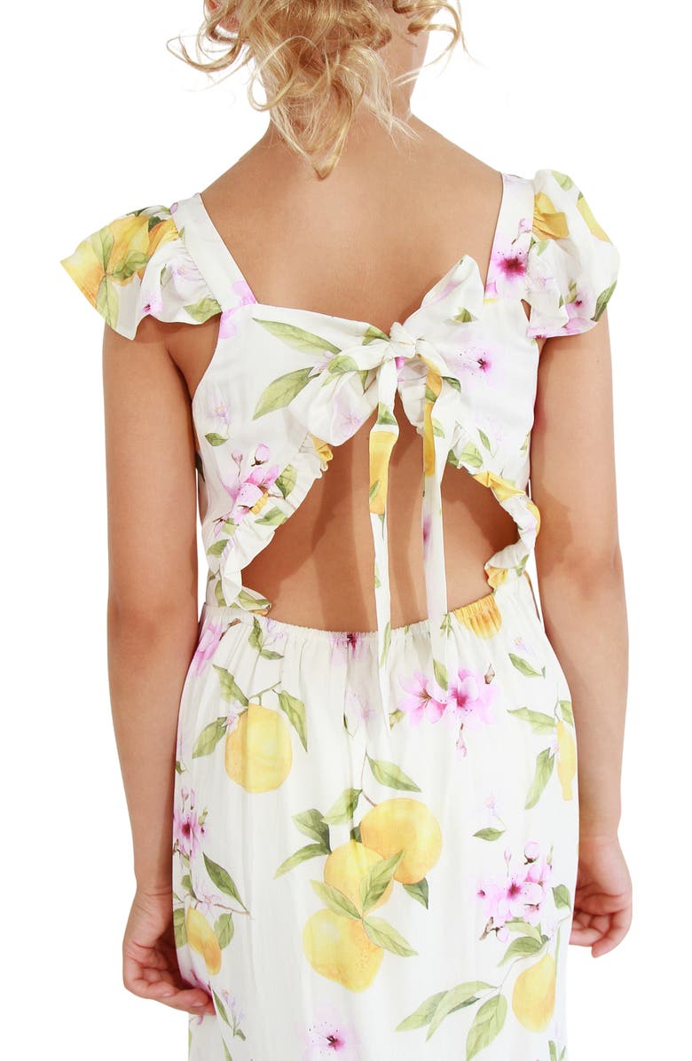 Belle & Bloom Sunset Sakura Maxi Dress, Alternate, color, Sakura Orchard