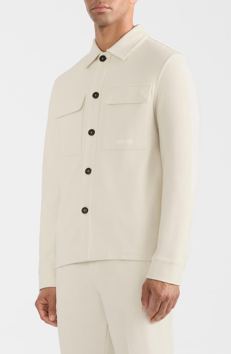 Mackage Porter Organic Cotton Blend Jacket, Alternate, color, Cream