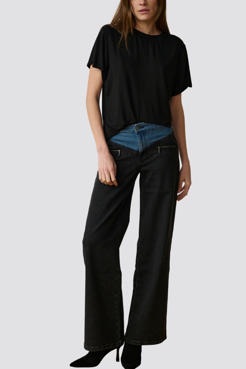 Ava Contrast Jean