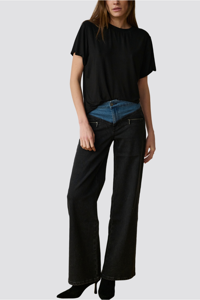 Ava Contrast Jean, Main, color, Doyers St.