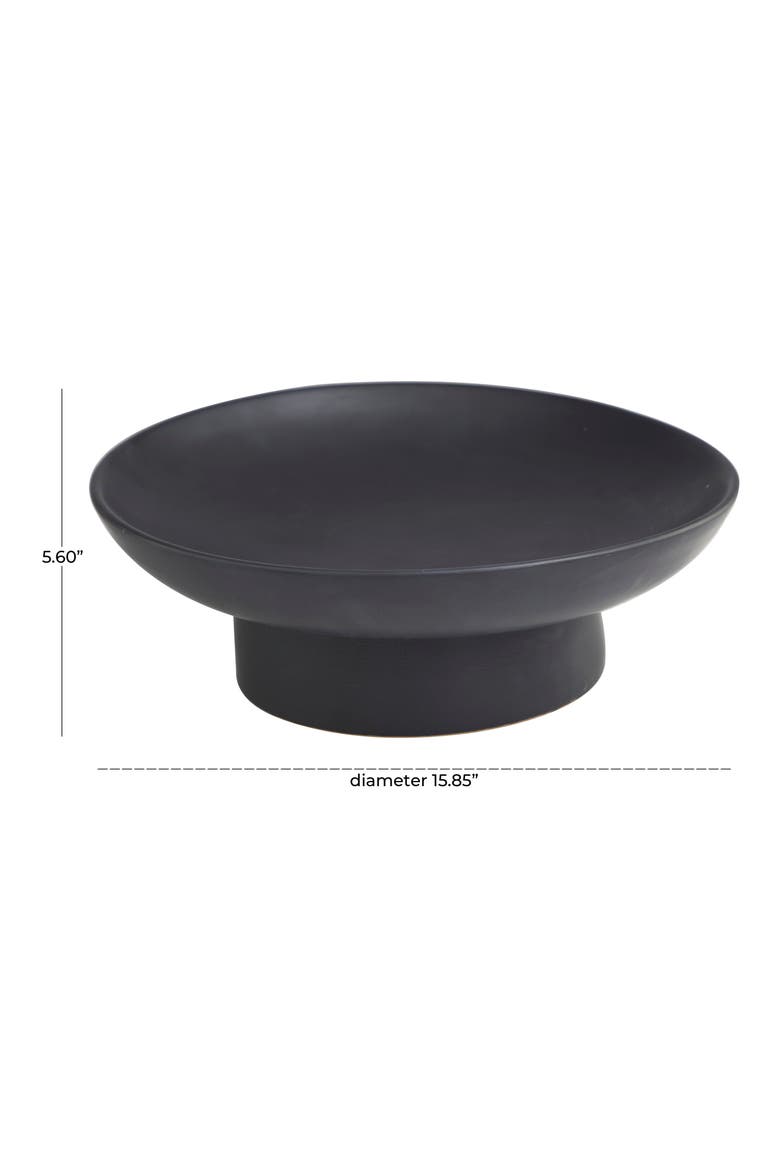 Ceramic Decorative Bowl, Alternate, color, BLACK