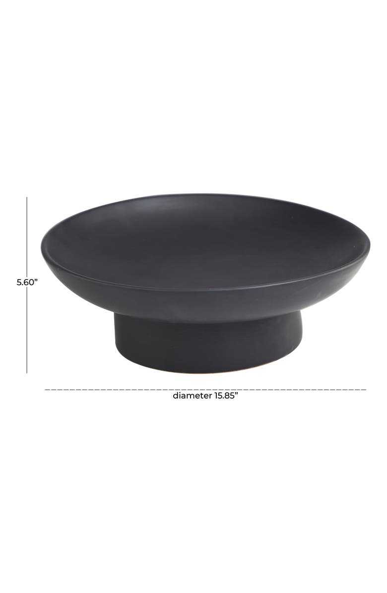 VIVIAN LUNE HOME Ceramic Decorative Bowl, Alternate, color, Black
