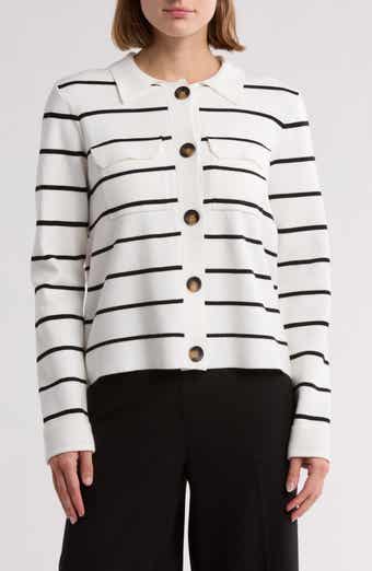 Collar Button Front Cardigan