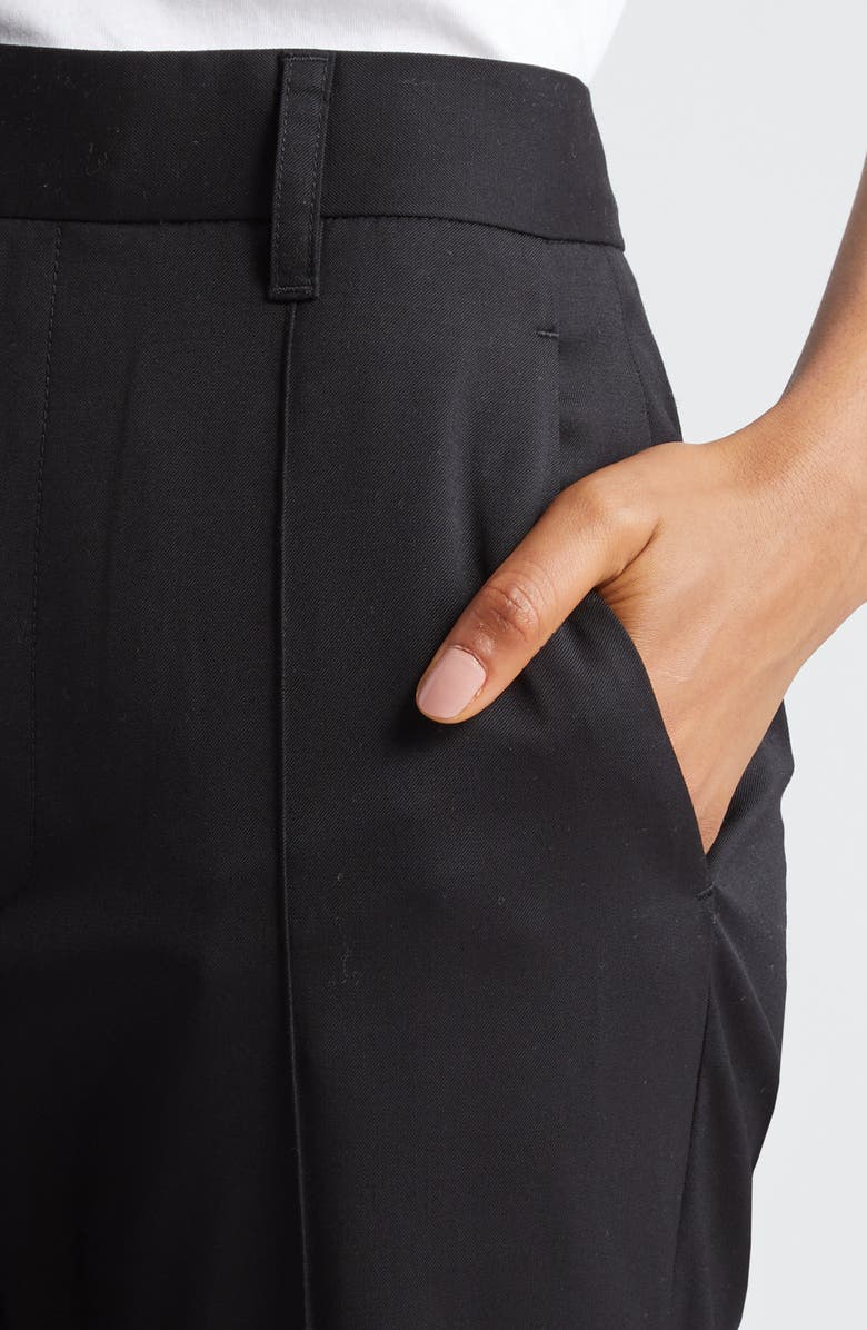 Maria McManus Slim Fit Pintuck Stretch Wool Trousers, Alternate, color,