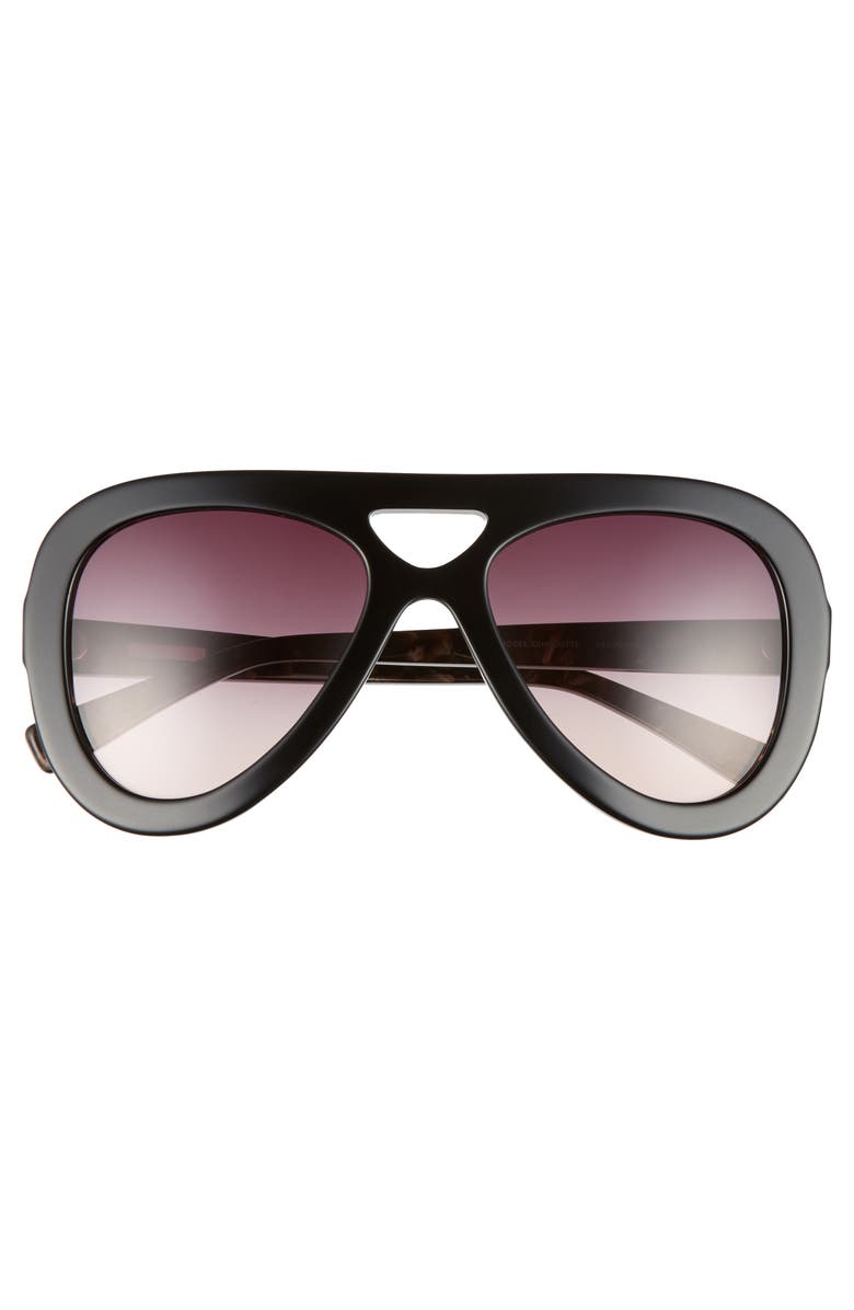 Derek Lam 54mm Aviator Sunglasses, Alternate, color, 
