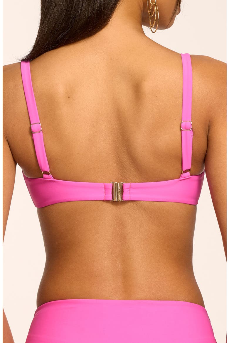 Mona Seamed Underwire Bikini Top, Alternate, color, RADIANT PINK