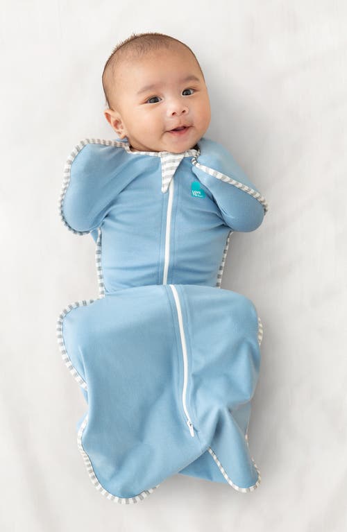 Love To Dream Swaddle Up™ 1.0 Tog Original Stretch Cotton Swaddle In Dusty Blue