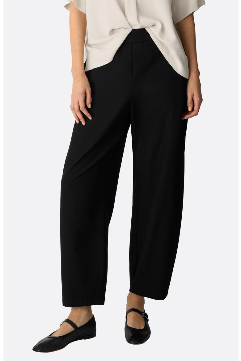 High Waist Ankle Pants, Main, color, BLACK