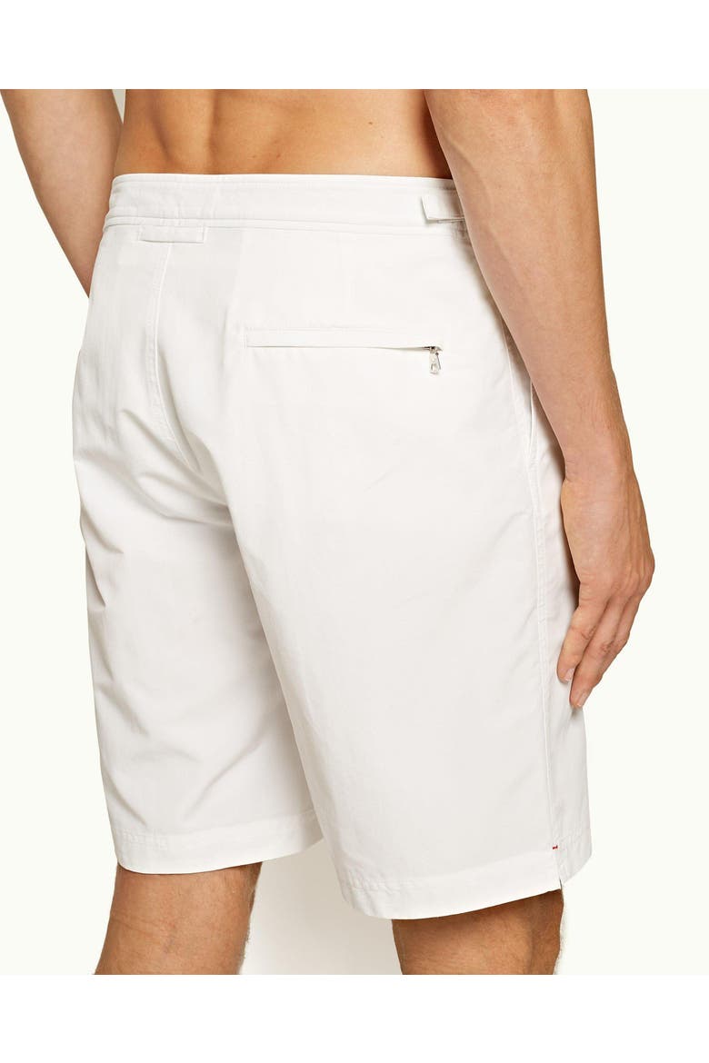 Dane Longest-Length Swim Shorts, Alternate, color, White