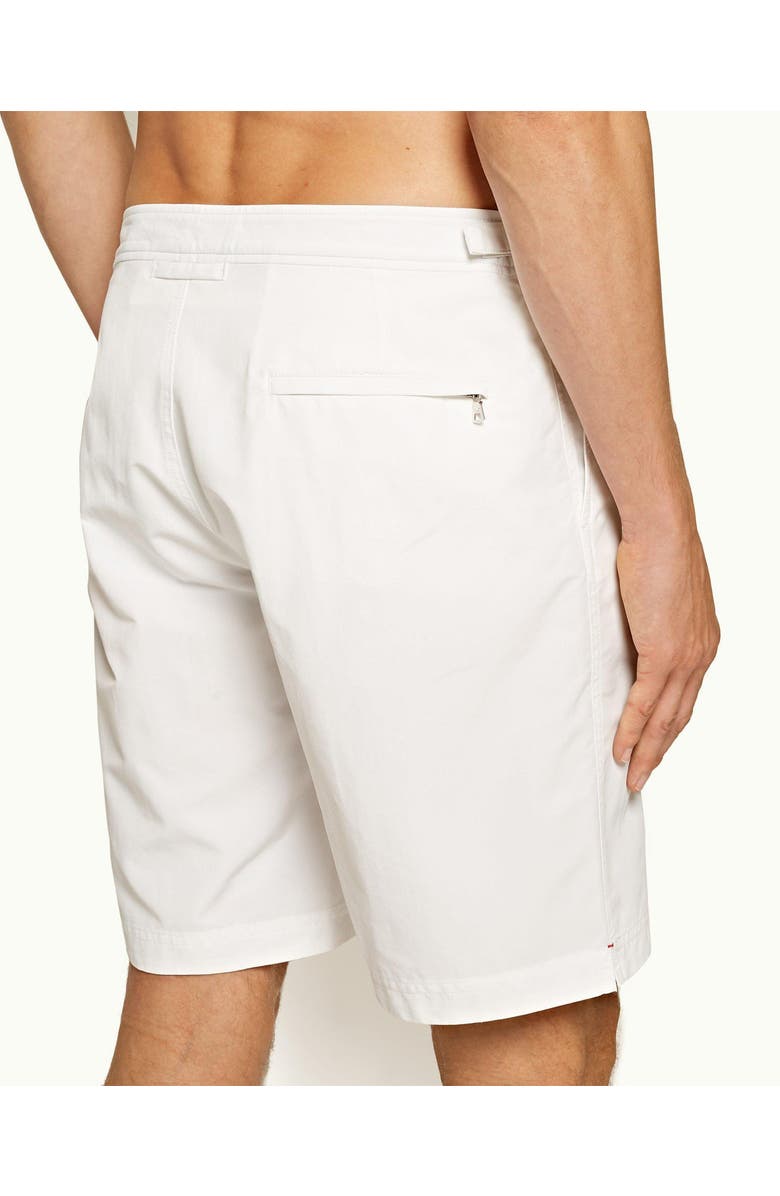 Orlebar Brown Dane Longest-Length Swim Shorts, Alternate, color, White
