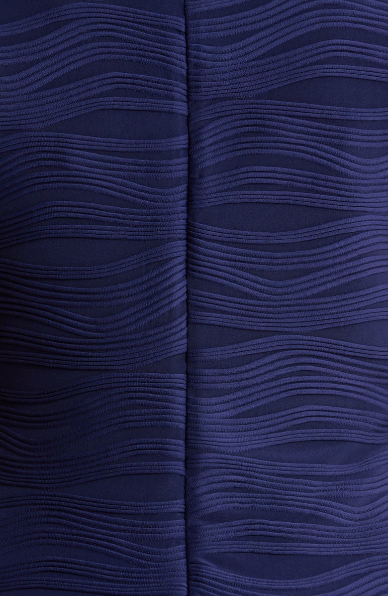 KASPER Textured Sleeveless Sheath Dress, Alternate, color, Kasper Navy