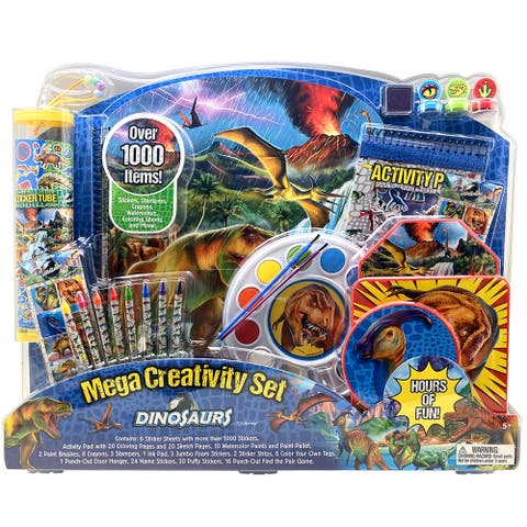 Mega Creativity Set, Dinosaur Prehistoric Themed Activities, Kid 5+