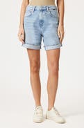 Mavi Jeans Heidi High Waist Cuffed Relaxed Denim Shorts