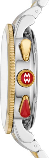 Women's Sport Sail Diamond Accent Two-Tone Bracelet Watch, 42mm - 0.13 ctw