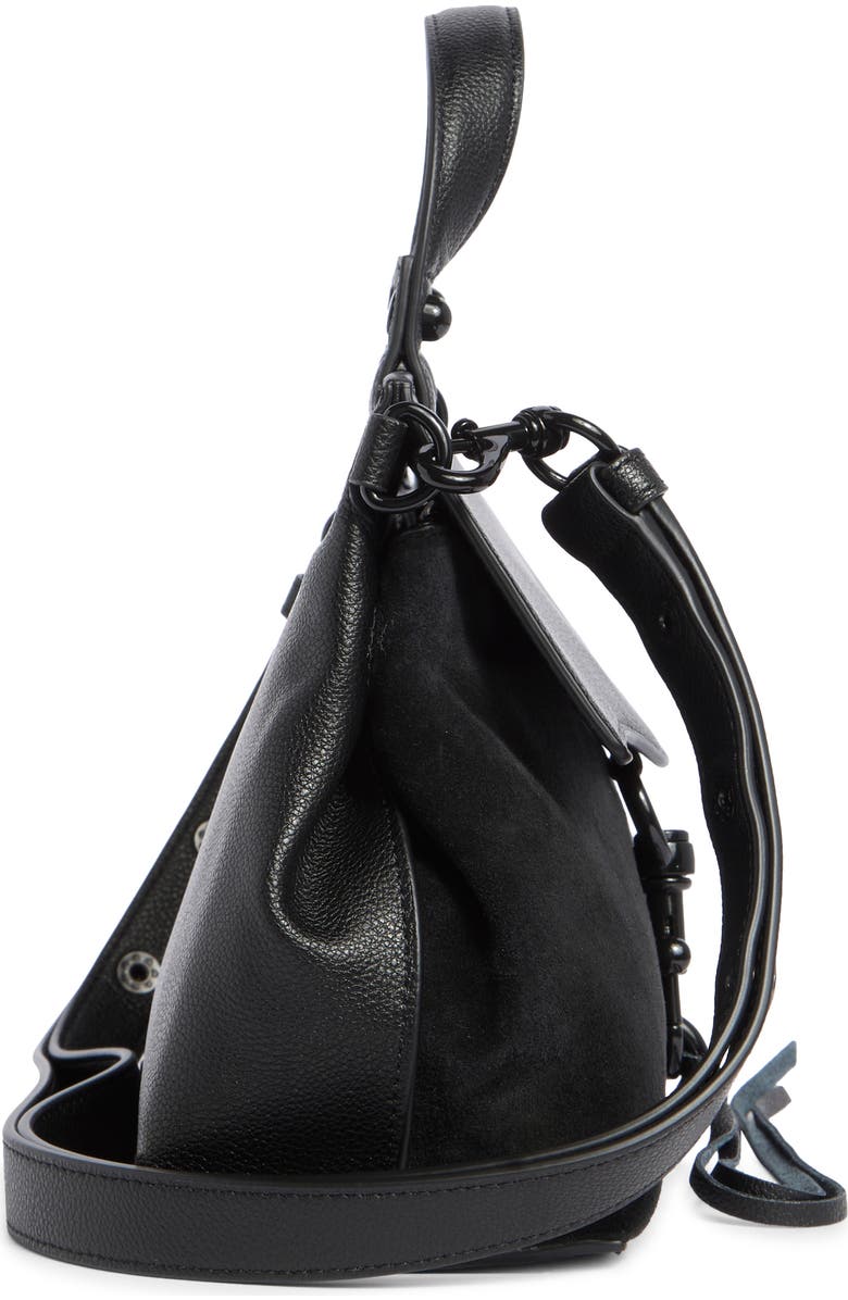 Rebecca Minkoff Keith Small Satchel Bag, Alternate, color, Black