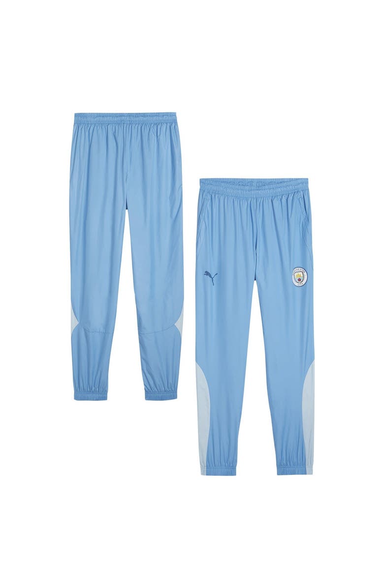PUMA Men's Puma Sky Blue Manchester City 2023/24 Pre-Match Pants, Main, color, 