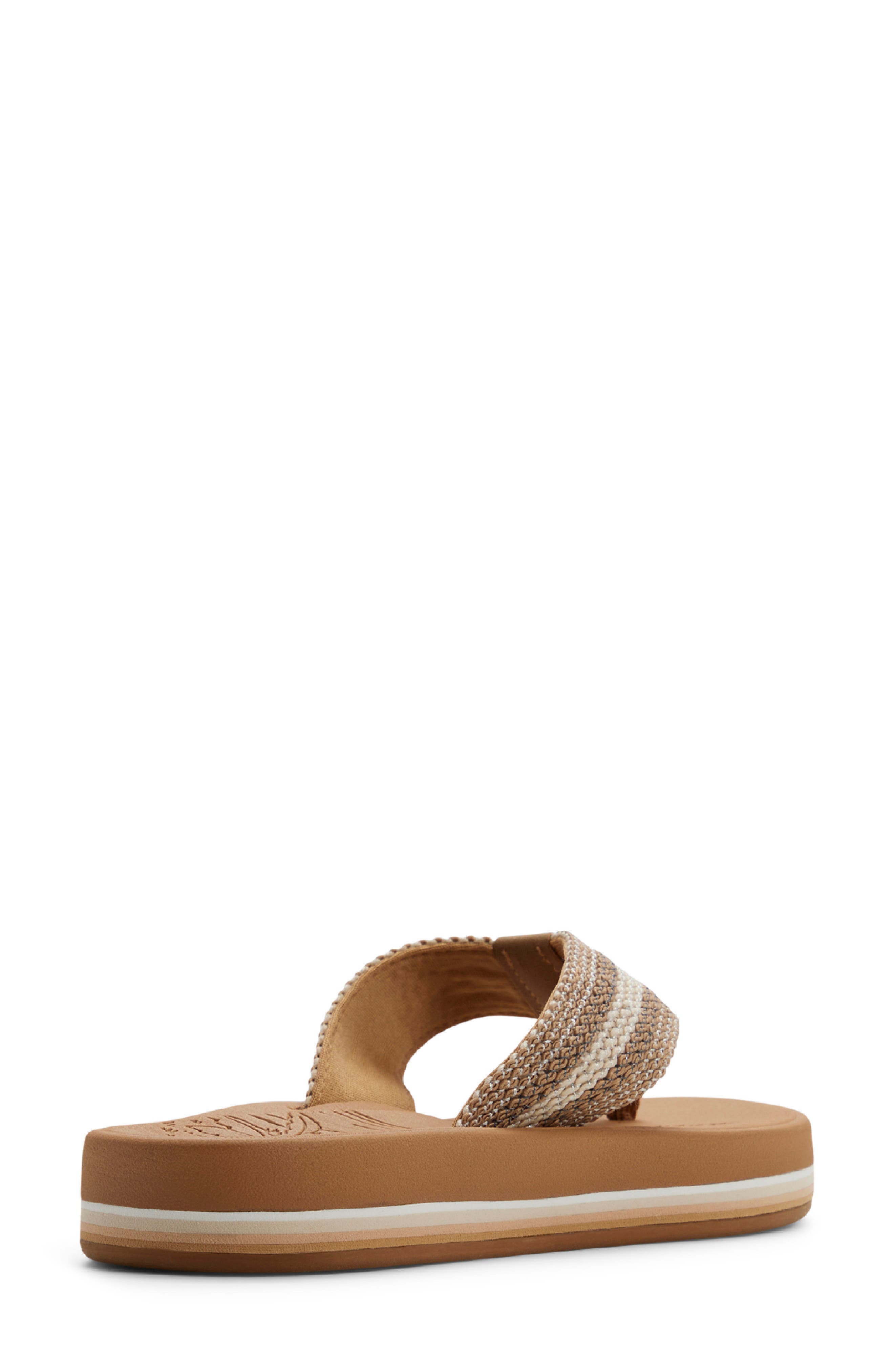 Roxy Colbee Flip Flop, Alternate, color, Natural