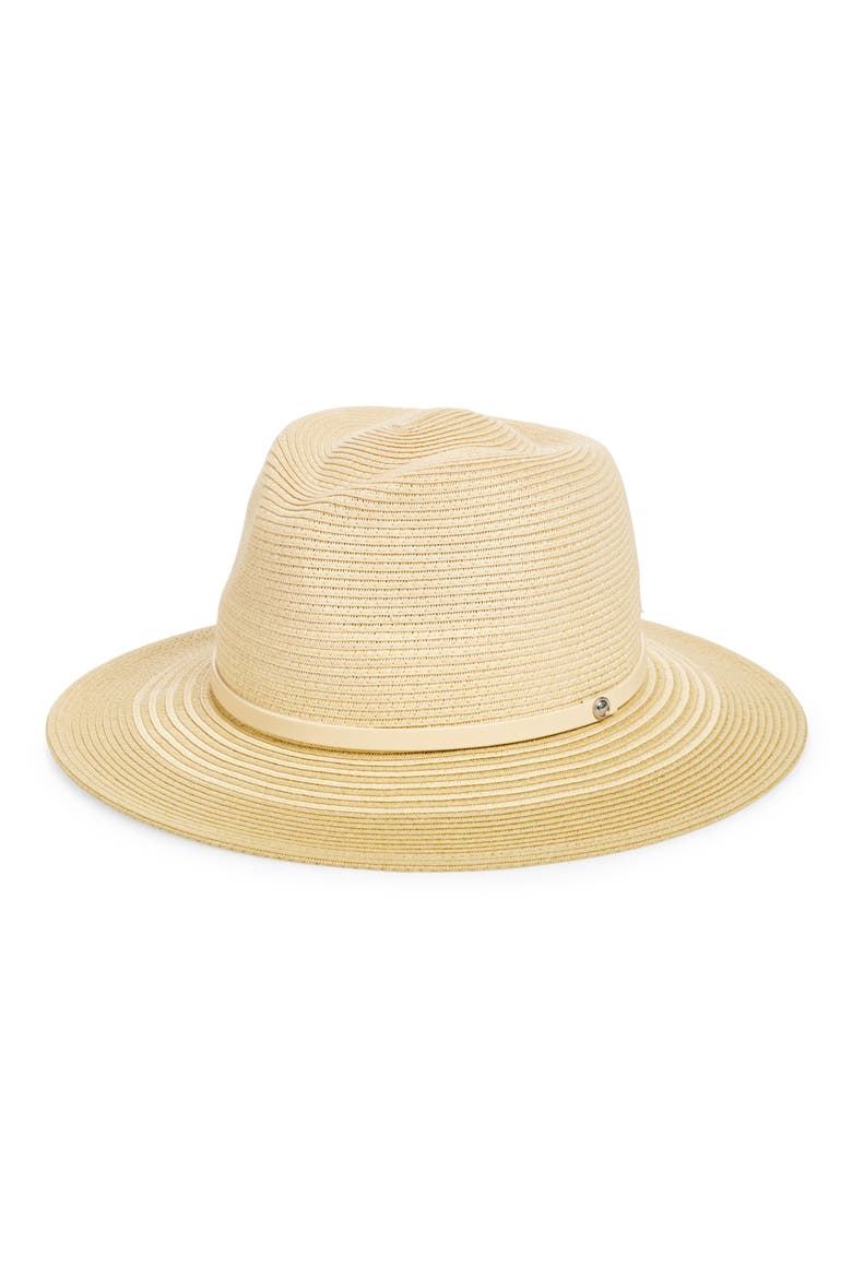 City Straw Fedora, Main, color, LIGHT NATURAL