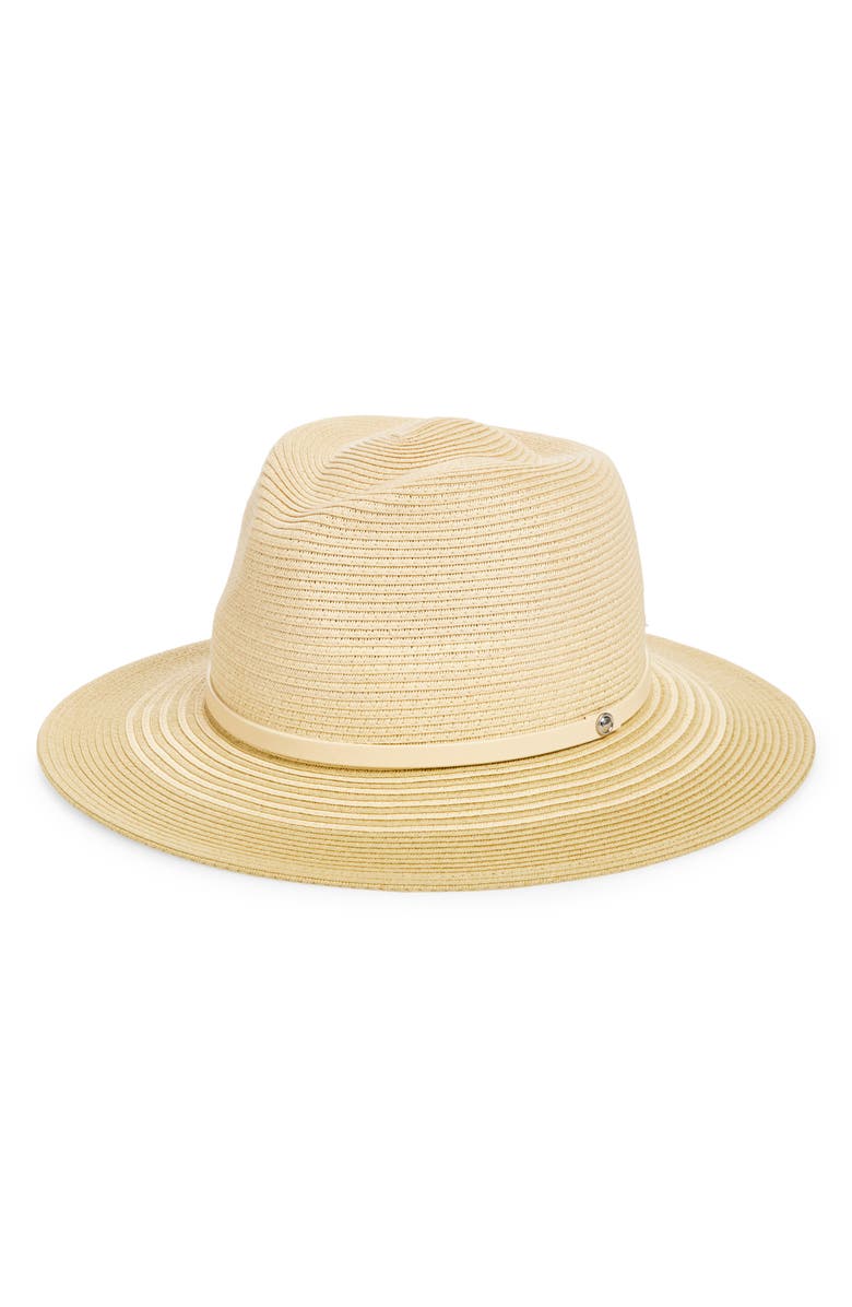 rag & bone City Straw Fedora, Main, color, 