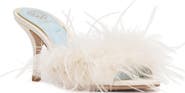 Vince Camuto Paelly Faux Feather Slide Sandal