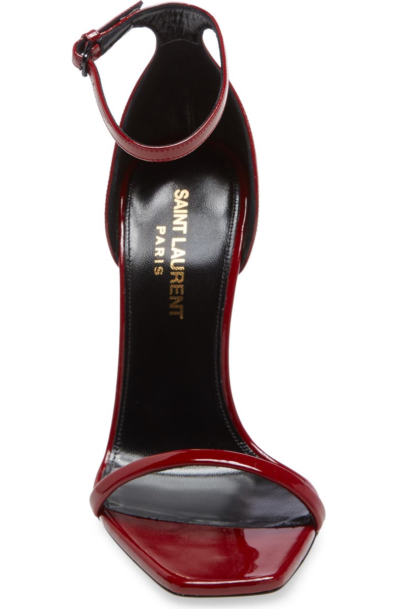 Saint Laurent Opyum YSL Ankle Strap Sandal, Alternate, color,