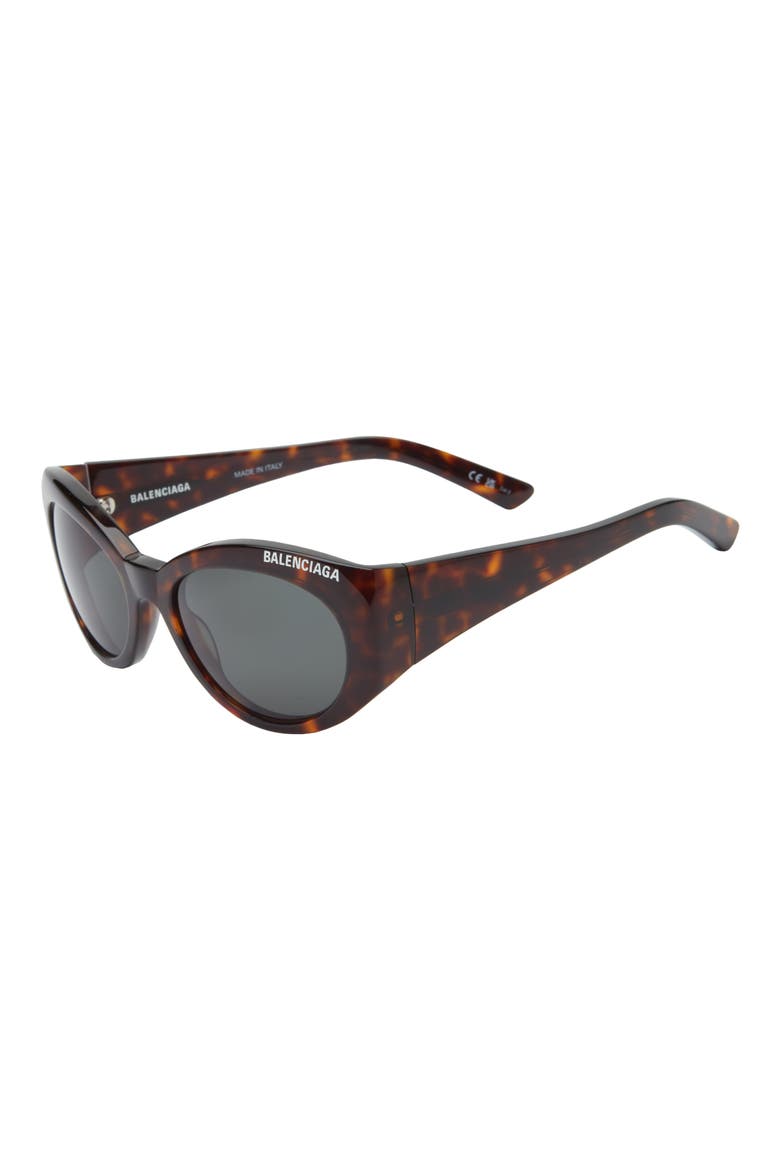 Oval Sunglasses, Alternate, color, HAVANA HAVANA GREEN
