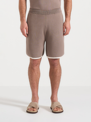 Manière De Voir Regis Contrast Detail Knit Shorts