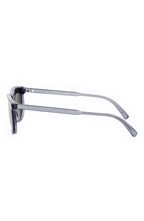 Dior In S3i 56mm Rectangular Sunglasses In Blue