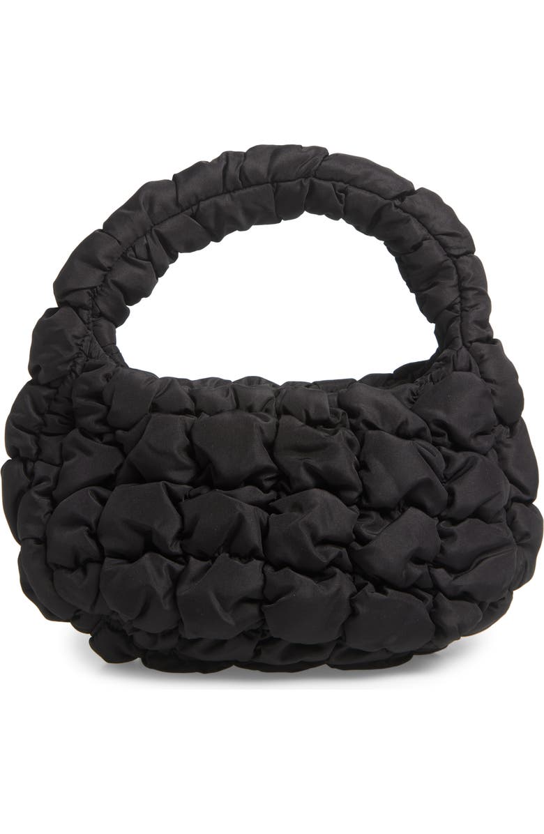 COS Micro Quilted Cotton Blend Top Handle Bag, Alternate, color,