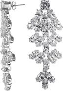 CZ by Kenneth Jay Lane Cubic Zirconia Chandelier Drop Earrings