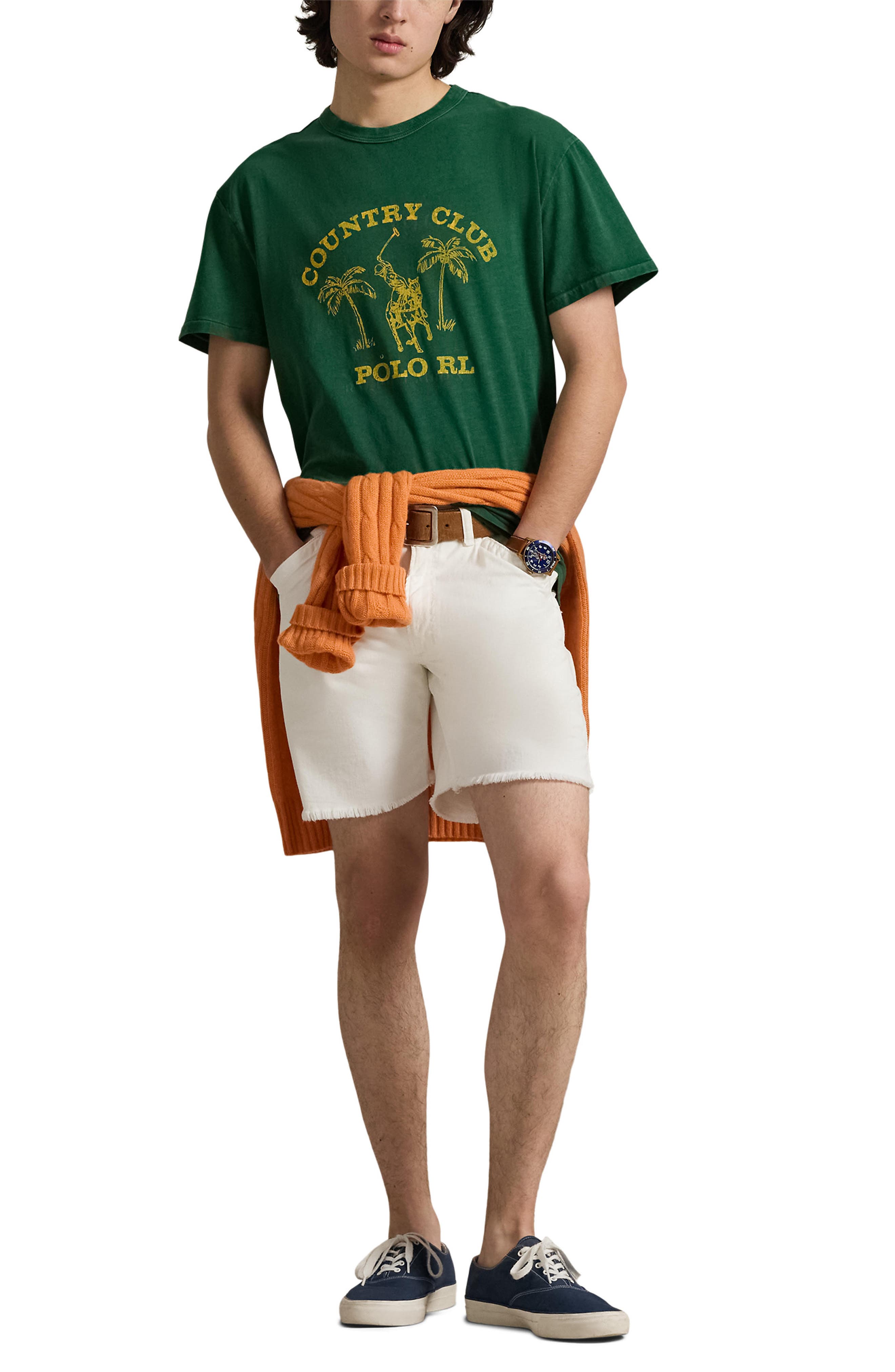 Polo Ralph Lauren Classic Fit Country Club Cotton Graphic T-Shirt